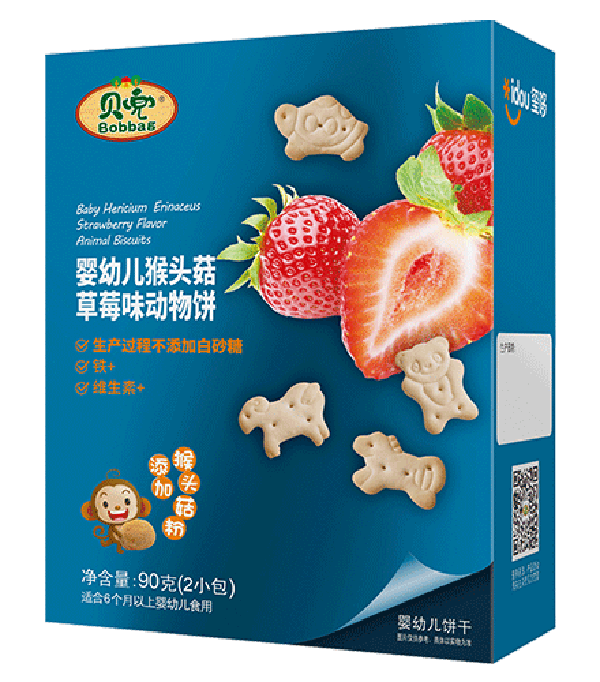 貝兜嬰幼兒猴頭菇草莓味動物餅干 盒裝.png 貝兜嬰幼兒猴頭菇草莓味動物餅干 盒裝.png
