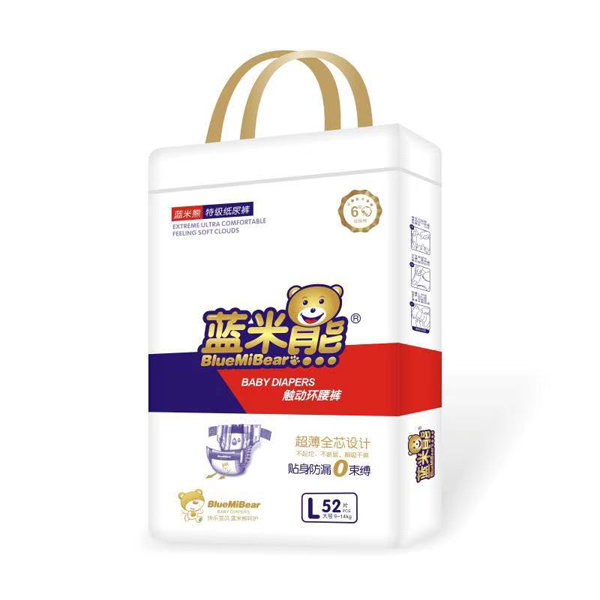 藍(lán)米熊觸動(dòng)環(huán)腰褲L