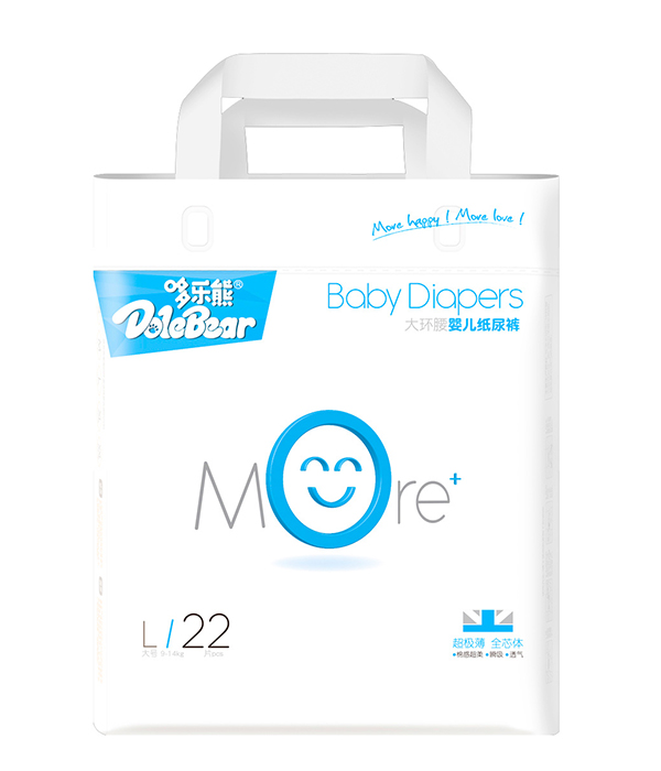 哆樂(lè)熊More系列大環(huán)腰嬰兒紙尿褲L22
