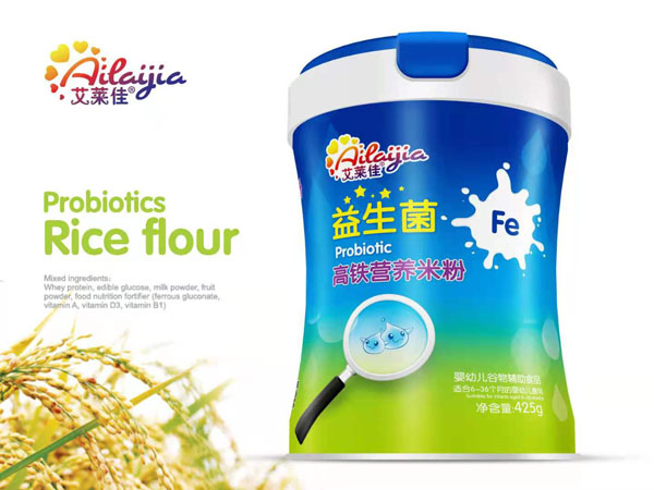 艾萊佳益生菌高鐵營養(yǎng)米粉