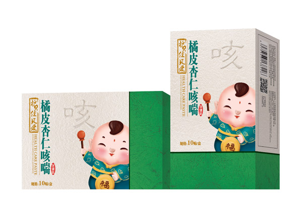 護(hù)貝佳貝愛(ài)橘皮杏仁咳喘保健貼