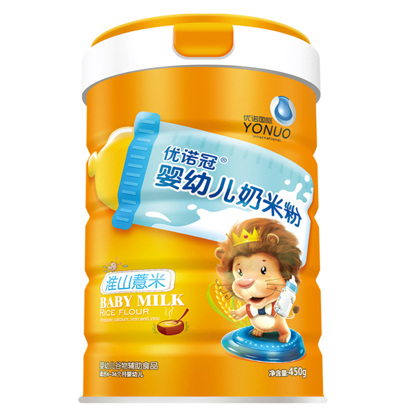 優(yōu)諾冠嬰幼兒奶米粉 淮山薏米 聽裝.jpg