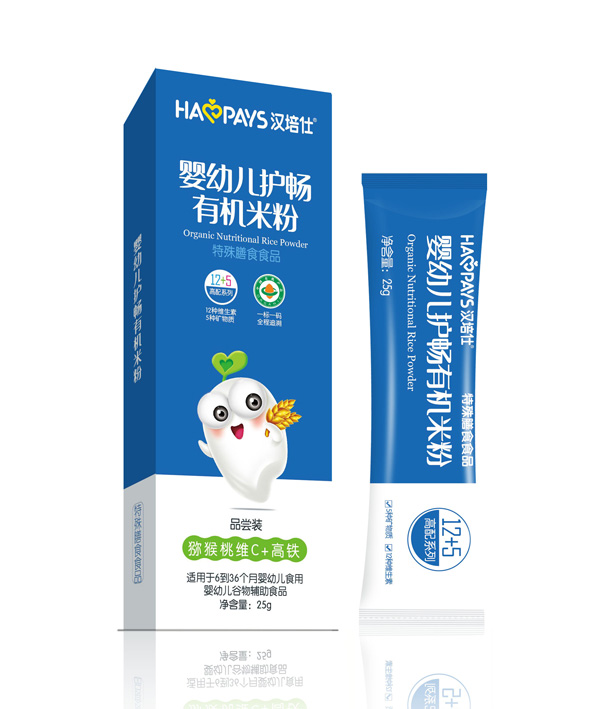 漢培仕嬰幼兒護(hù)暢有機米粉