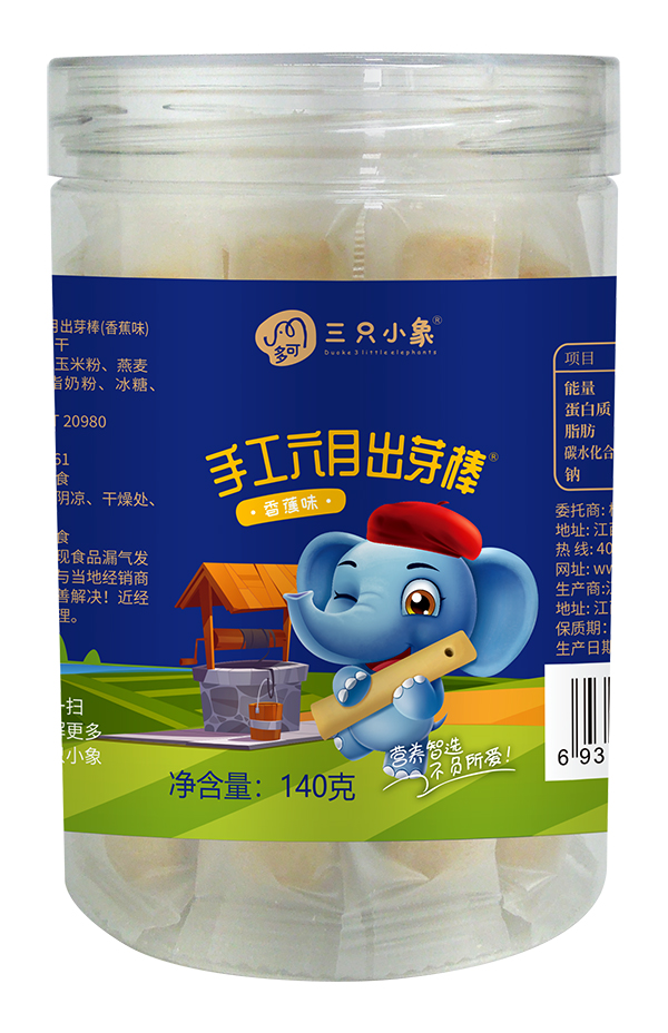 多可三只小象手工六月出芽棒 香蕉味.jpg 多可三只小象手工六月出芽棒 香蕉味.jpg