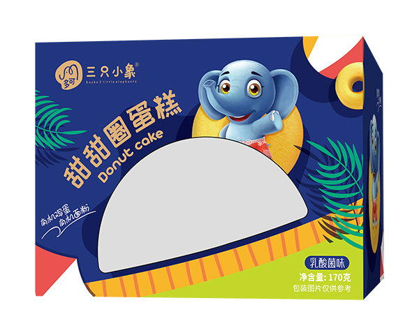 多可三只小象甜甜圈蛋糕 乳酸菌味.jpg 多可三只小象甜甜圈蛋糕 乳酸菌味.jpg