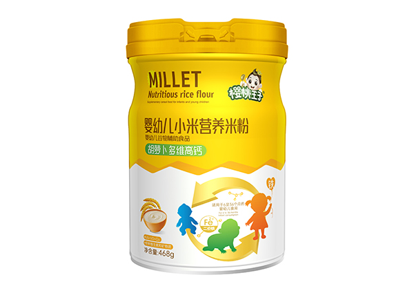 櫻桃王子?jì)胗變盒∶谞I(yíng)養(yǎng)米粉 胡蘿卜多維高鈣 聽(tīng)裝