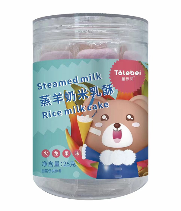 童樂貝蒸羊奶米乳酥 火龍果味