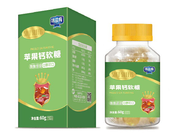 味滋肴蘋(píng)果鈣軟糖