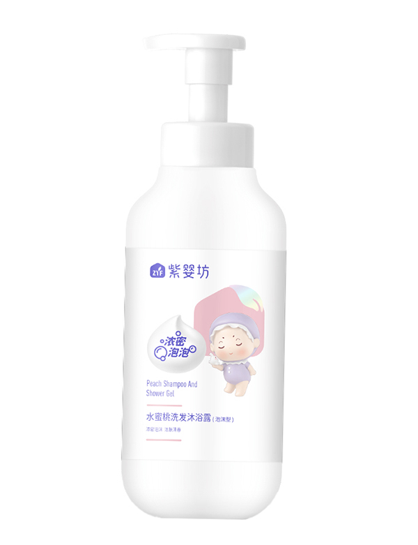 紫嬰坊水蜜桃洗發(fā)沐浴露(泡泡型)