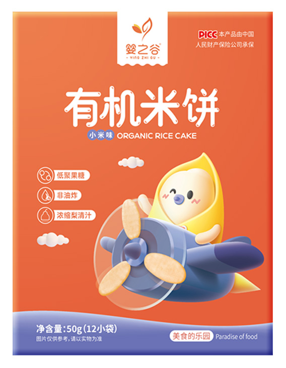 嬰之谷有機米餅-小米味