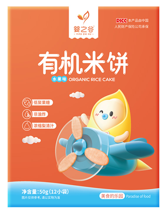 嬰之谷有機米餅-水果味