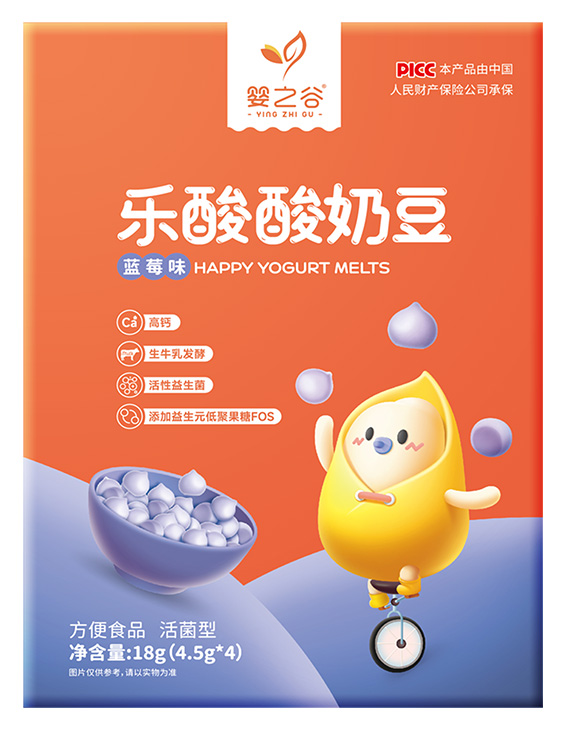 嬰之谷樂酸酸奶豆-藍莓味