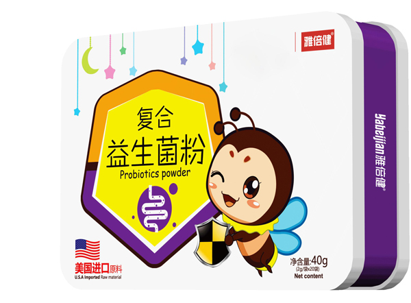 雅倍健復合益生菌粉鐵盒40克