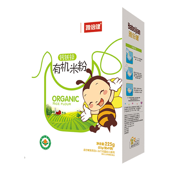 雅倍健有機(jī)米粉盒裝-鈣鐵鋅