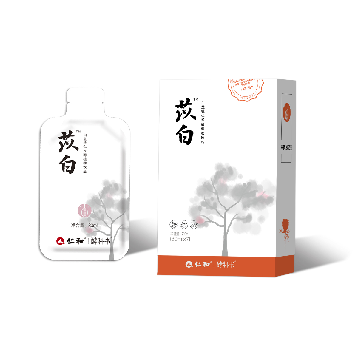 仁和苡白白芷桃仁發(fā)酵植物飲品