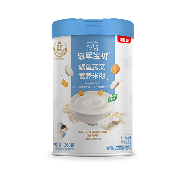 貝因美冠軍寶貝鱈魚蔬菜營養(yǎng)米糊268克.jpg 貝因美冠軍寶貝鱈魚蔬菜營養(yǎng)米糊268克.jpg