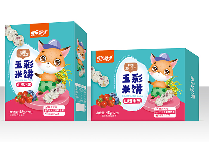 倍樂媽咪五彩米餅-山楂水果味