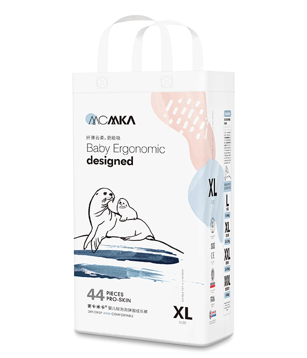 麥卡米卡嬰兒輕泡泡彈圍成長褲XL44