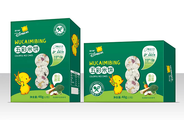 迪米熊五彩米餅-淮山蔬菜