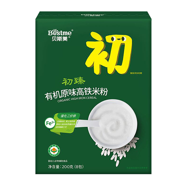 貝斯美初臻有機原味高鐵米粉