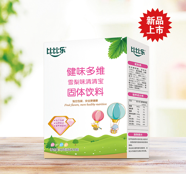 比比樂健味多維雪梨味清清寶 盒裝