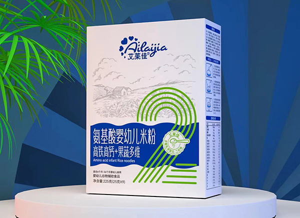 艾萊佳氨基酸嬰幼兒米粉 高鐵高鈣+果蔬多維 盒裝