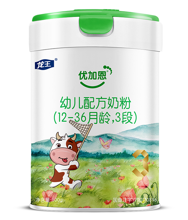 龍王優(yōu)加恩幼兒配方奶粉3段
