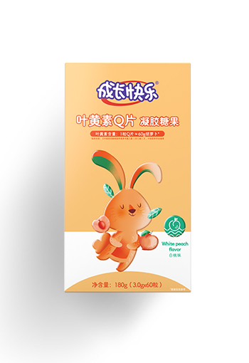 成長快樂葉黃素Q片凝膠糖果