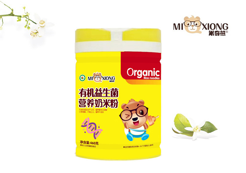 米奇熊有機(jī)益生菌營(yíng)養(yǎng)奶米粉