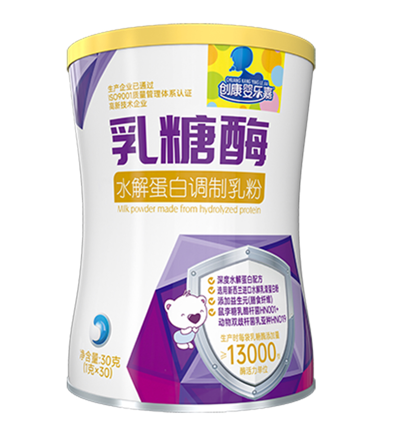 創(chuàng)康嬰樂(lè)嘉乳糖酶水解蛋白調(diào)制乳粉