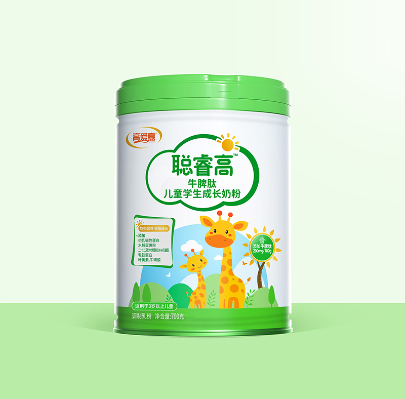 高愛嘉聰睿高牛脾肽兒童學(xué)生成長(zhǎng)奶粉