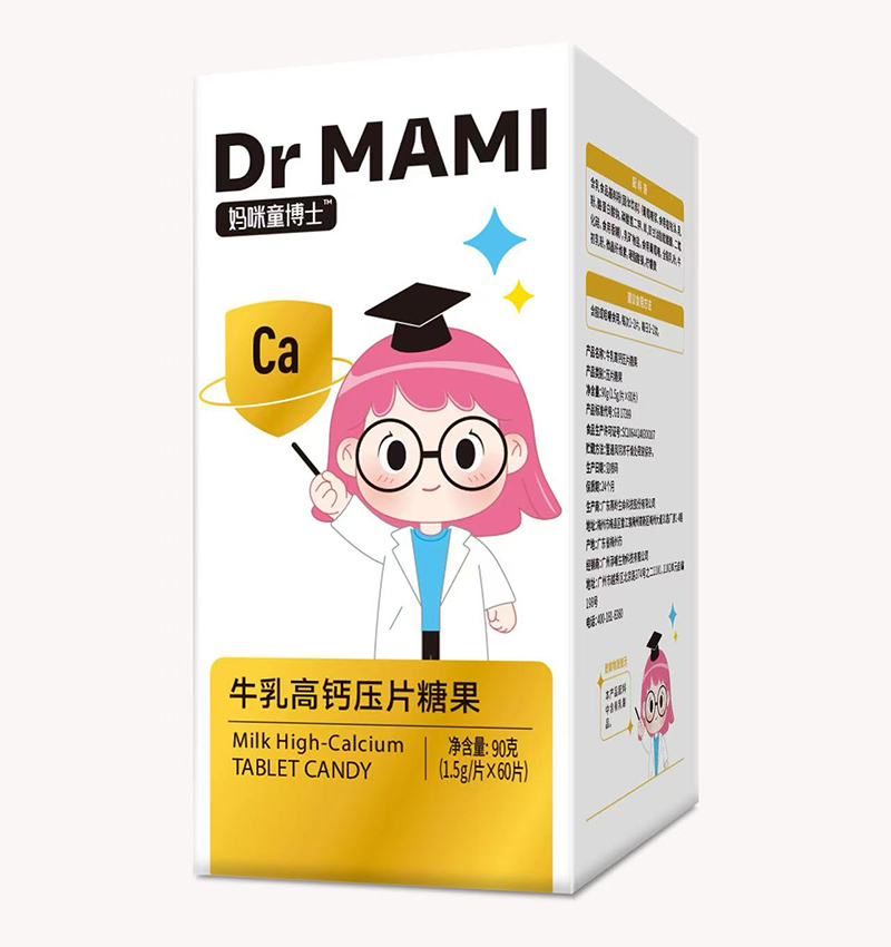 媽咪童博士牛乳高鈣壓片糖果