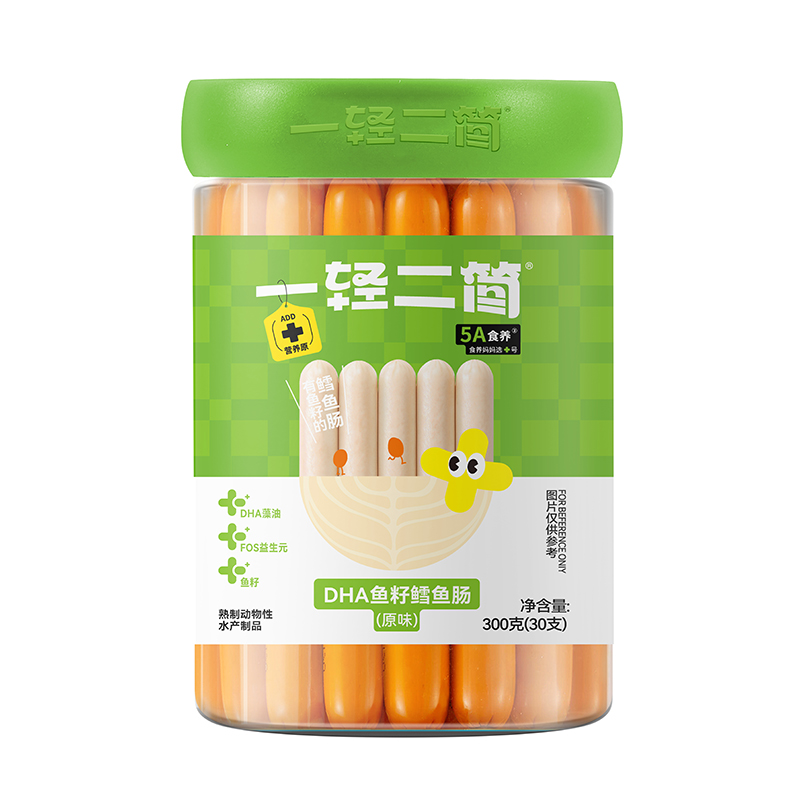一輕二簡(jiǎn)DHA魚(yú)籽鱈魚(yú)腸(原味)