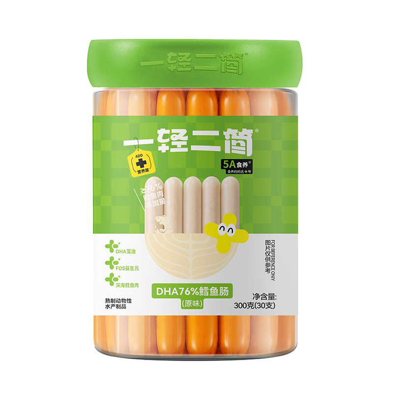 一輕二簡(jiǎn)DHA76%鱈魚(yú)腸(原味)
