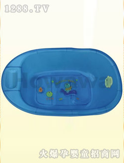 好娃娃藍色嬰兒浴盆