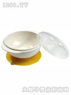 貝兒健哺喂帶蓋吸盤(pán)碗