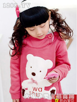 開(kāi)心寶貝粉色童裝