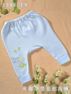 迪迪牌歡樂熊藍色嬰兒褲