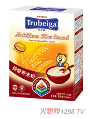 初貝嘉嬰幼兒純營養(yǎng)米粉盒裝