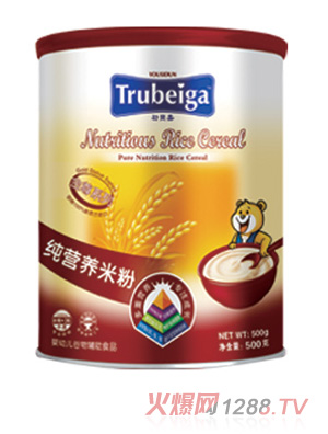 初貝嘉嬰幼兒純營養(yǎng)米粉罐裝