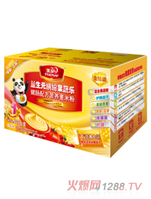 美廬益生元繽紛果蔬樂健腸配方營(yíng)養(yǎng)麥米粉