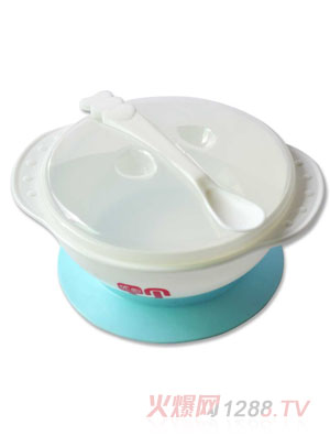 優(yōu)恩帶勺吸碗盤(pán)