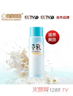 袋鼠媽媽補(bǔ)水潤(rùn)膚豆乳柔膚水