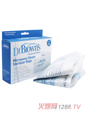 布朗博士微波爐蒸汽消毒袋（5個裝）