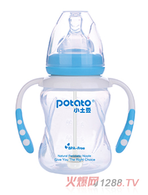 小土豆雙柄自動小奶瓶（飄帶型）150ml