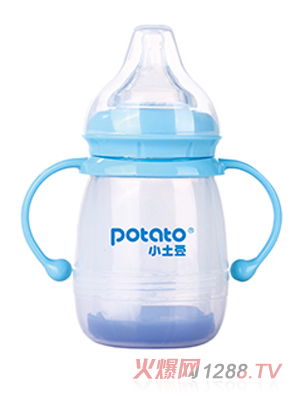 小土豆PP保護套寬口徑玻璃奶瓶120ml