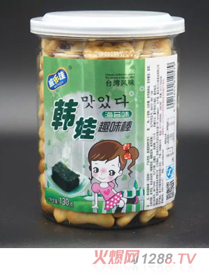 威樂(lè)佳海苔味趣味棒