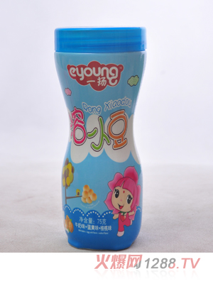 一揚牛奶味+核桃味+蛋黃味溶小豆75克桶裝