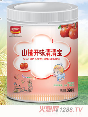 給力益生山楂開(kāi)味清清寶（塑料桶裝）(1)