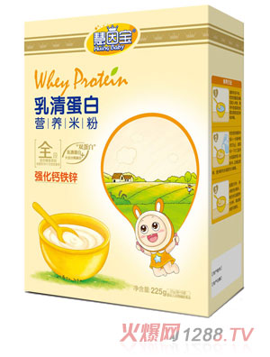 慧因寶強化鈣鐵鋅盒裝乳清蛋白營養(yǎng)米粉